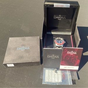 Davosa Ternos Professional GMT Coke watch-complete set